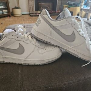 Nike White and Gray Sneakers